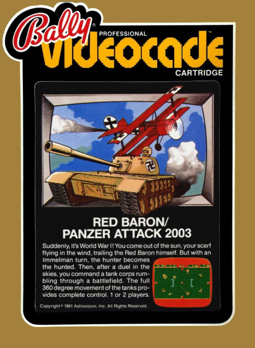 Red Baron + Panzer Attack box art