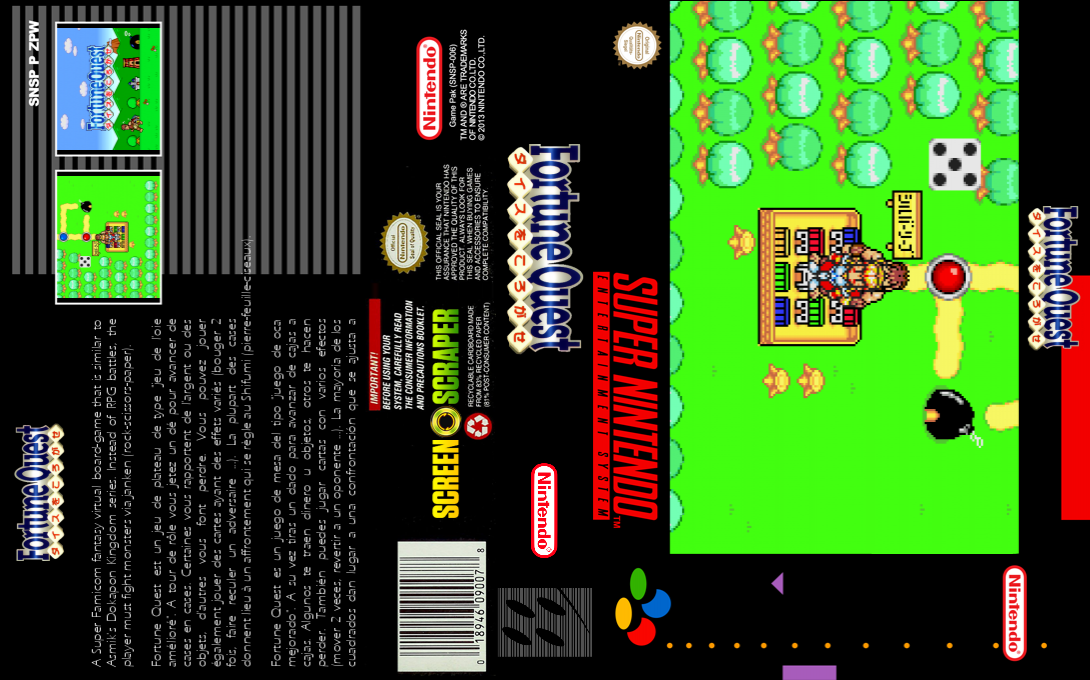 Fortune Quest - Dice O Korogase — box-texture (SS)