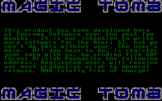 Magic Tomb — sstitle (WOR)