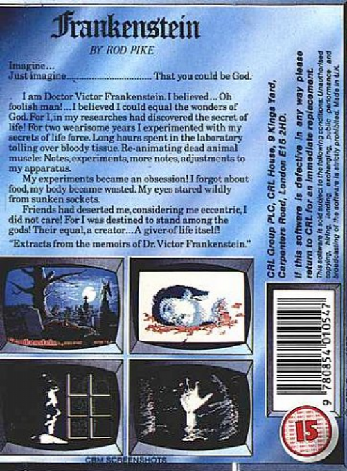 Frankenstein — box-2D-back (EU)