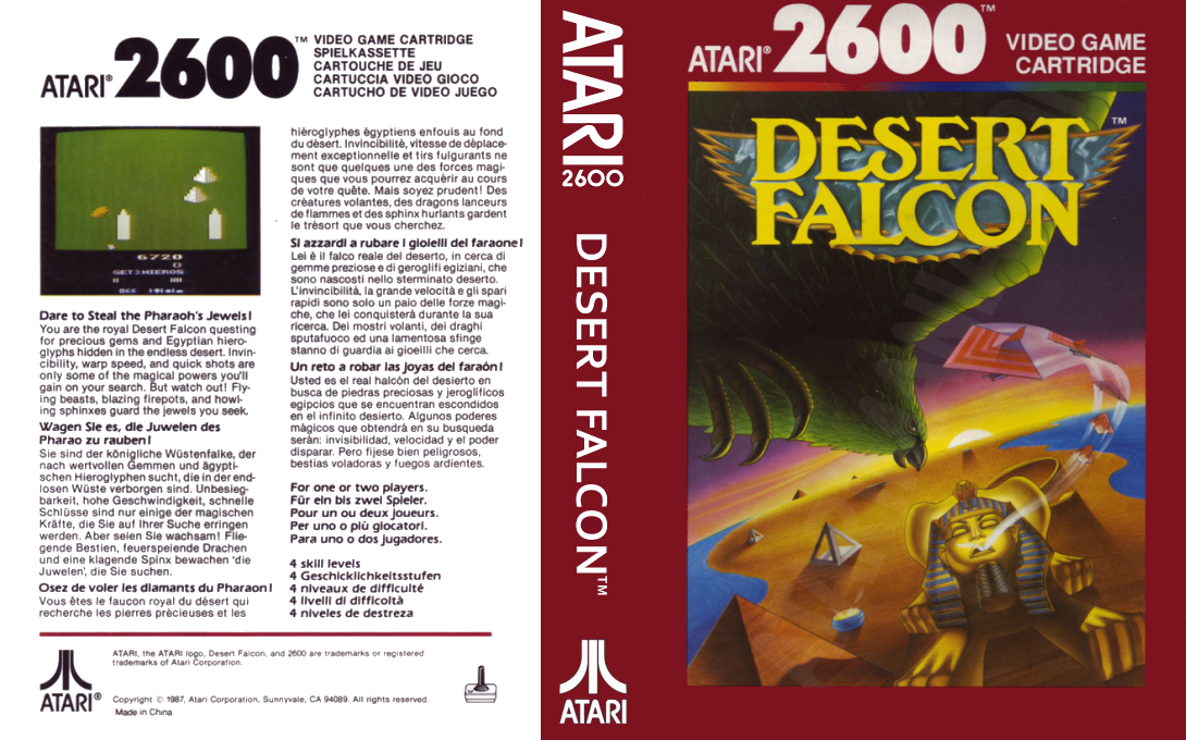 Desert Falcon — box-texture (EU)