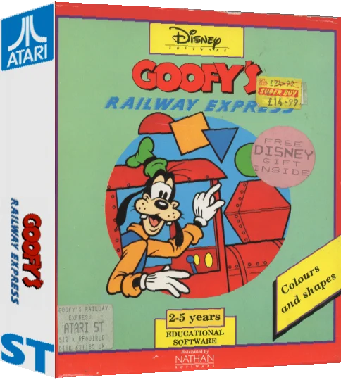Goofy's Railway Express — box-3D (UK)