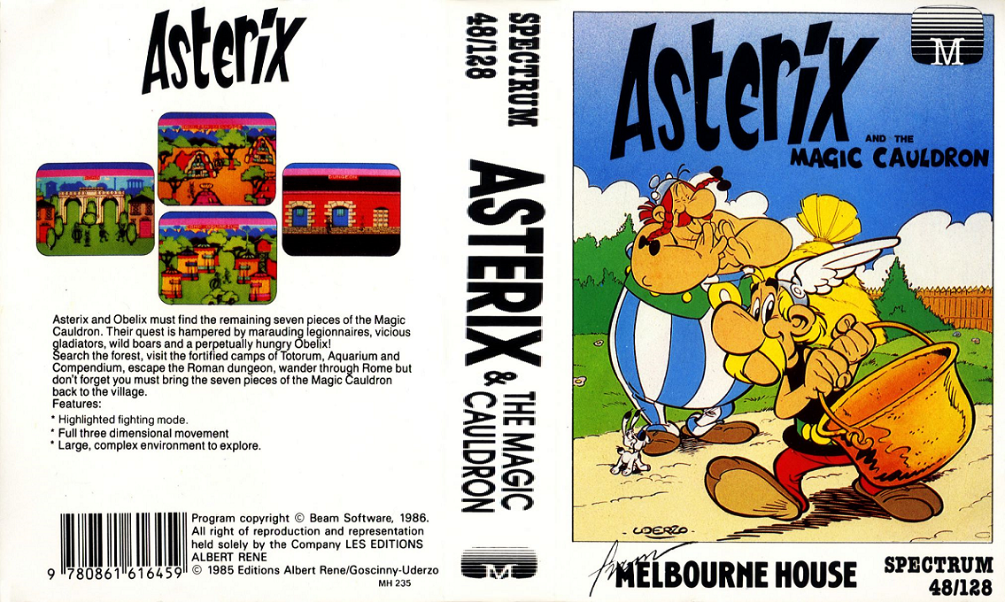Asterix And The Magic Cauldron — box-texture (EU)