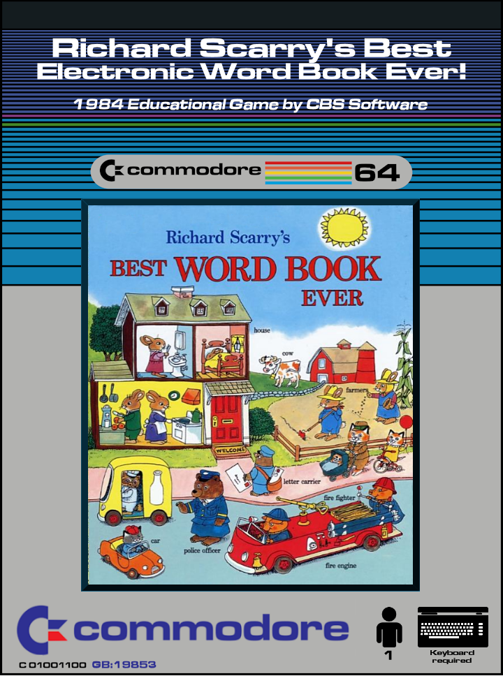 Richard Scarry's Best Electronic Word Book Ever! box art