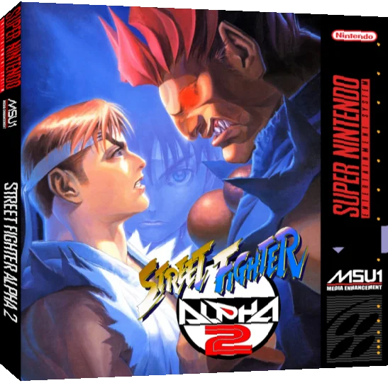 Street Fighter Alpha 2 — box-3D (US)