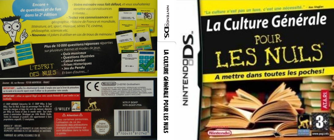 Culture Generale pour les Nuls, La — box-texture (FR)