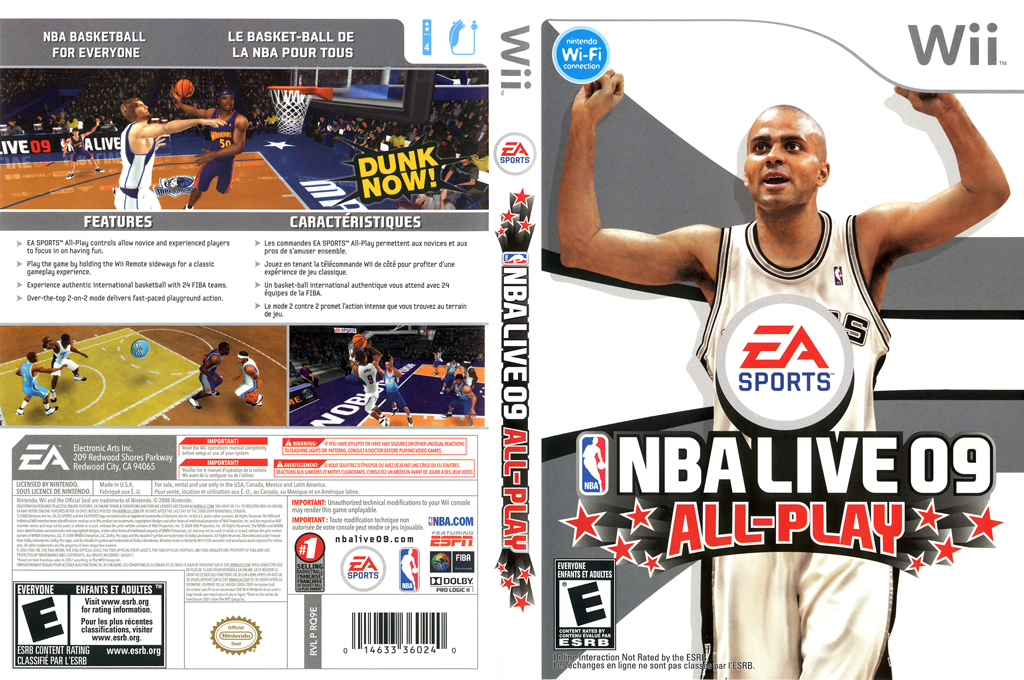NBA Live 09 - All-Play — box-texture (US)