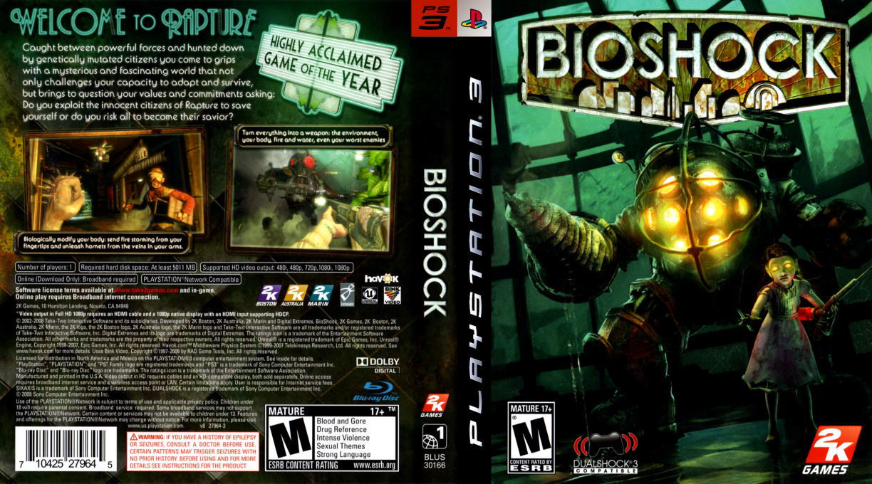 BioShock — box-texture (US)