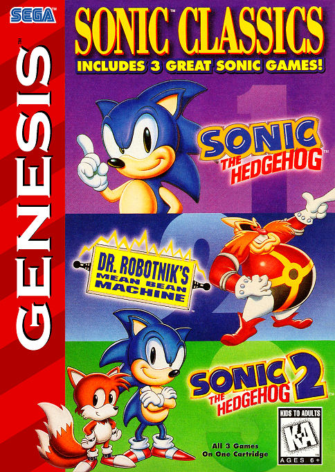 Sonic Classics box art