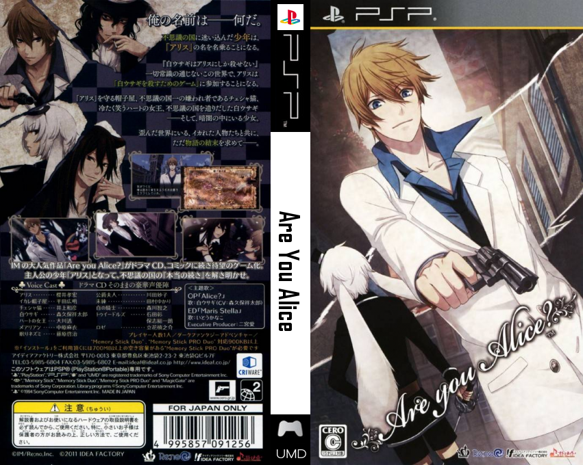 Are You Alice — box-texture (JP)