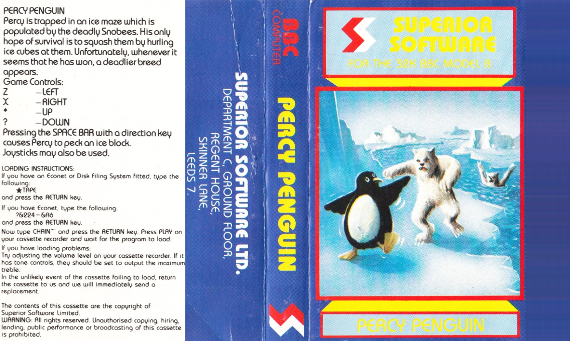 Percy Penguin — box-texture (EU)