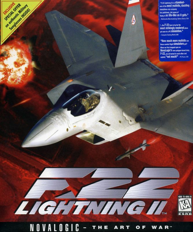 F-22 Lightning 2 box art