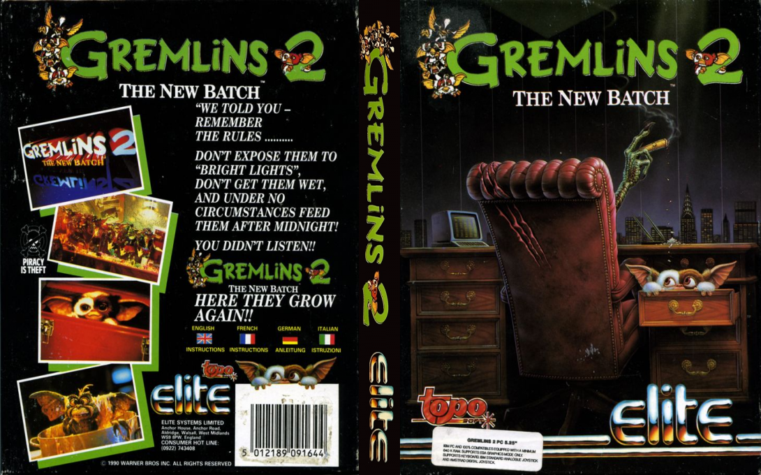 Gremlins 2 - The New Batch — box-texture (EU)