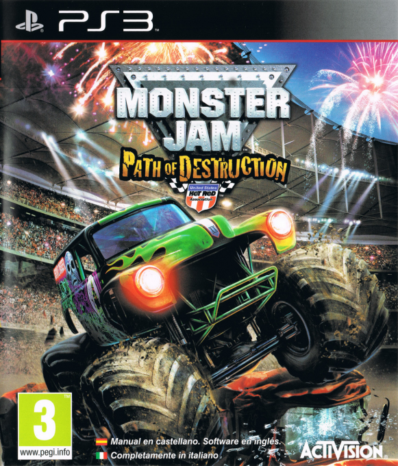 Monster Jam - Path of Destruction box art