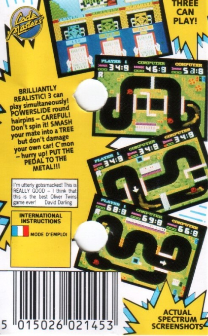 Grand Prix Simulator 2 — box-2D-back (EU)