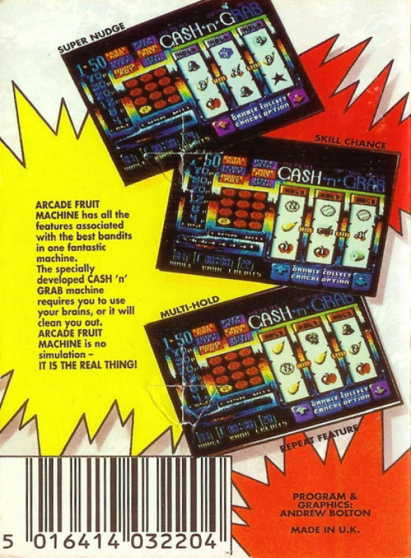 Arcade Fruit Machine — box-2D-back (EU)