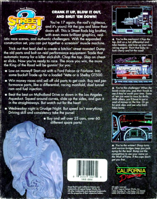 Street Rod 2 - The Next Generation — box-2D-back (EU)