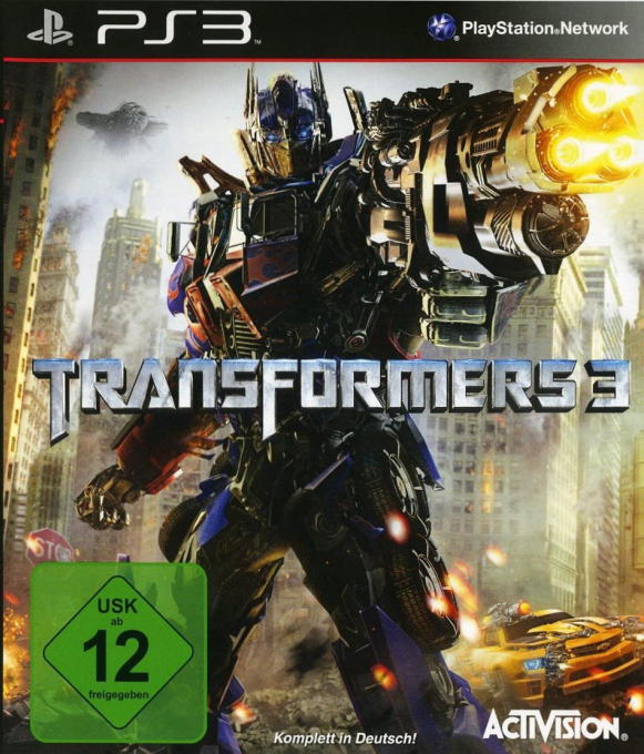 Transformers 3 - La Face Cachée De La Lune — box-2D (DE)