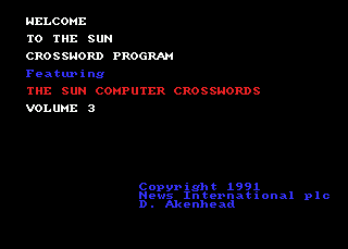 The Sun Crosswords - Vol. 3 & 4 — sstitle (WOR)