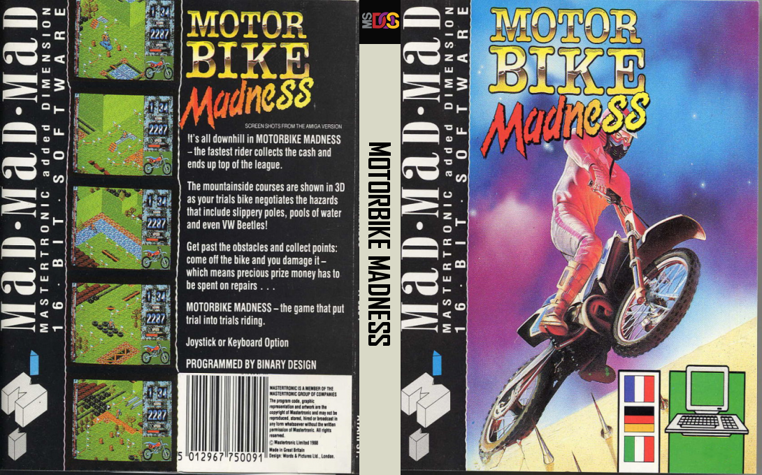 Motorbike Madness — box-texture (EU)
