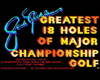Jack Nicklaus Presents the International Course Disk — sstitle (WOR)