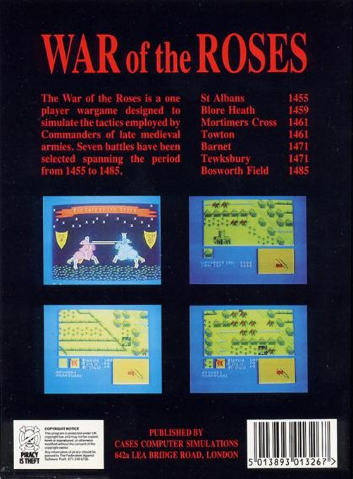 The War of the Roses — box-2D-back (EU)