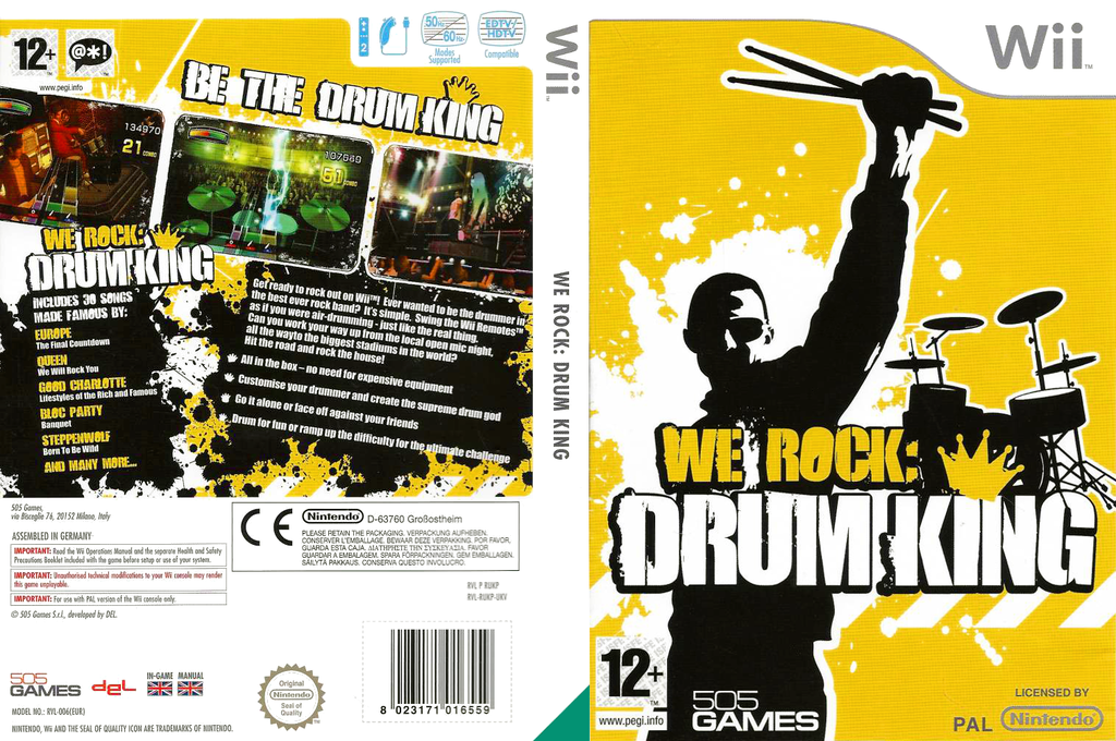We Rock - Drum King — box-texture (EU)