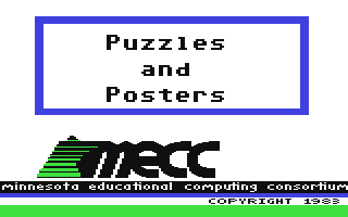 Puzzles and Posters — sstitle (WOR)