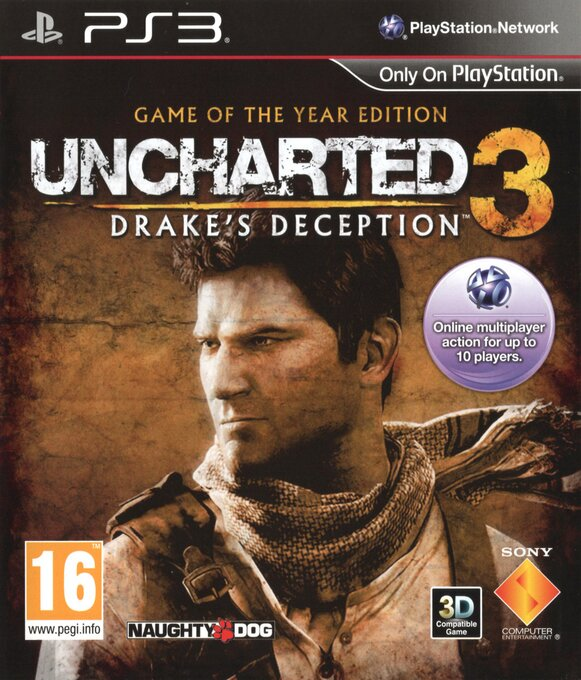 Uncharted 3 - Drake's Deception - Game of the Year Edition — box-2D (EU)