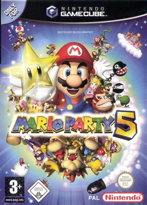 Mario Party 5 — box-2D (DE)