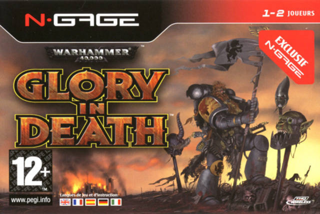Warhammer 40.000 - Glory In Death — box-2D (EU)