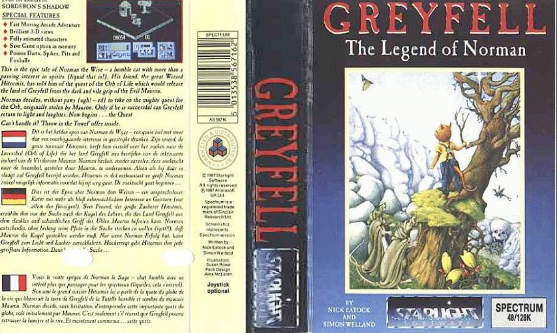 Greyfell - The Legend Of Norman — box-texture (EU)