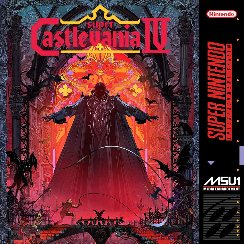 Super Castlevania IV — box-2D (US)