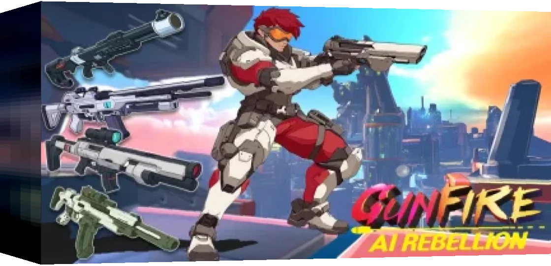 Gun Fire : AI Rebellion — box-3D (WOR)