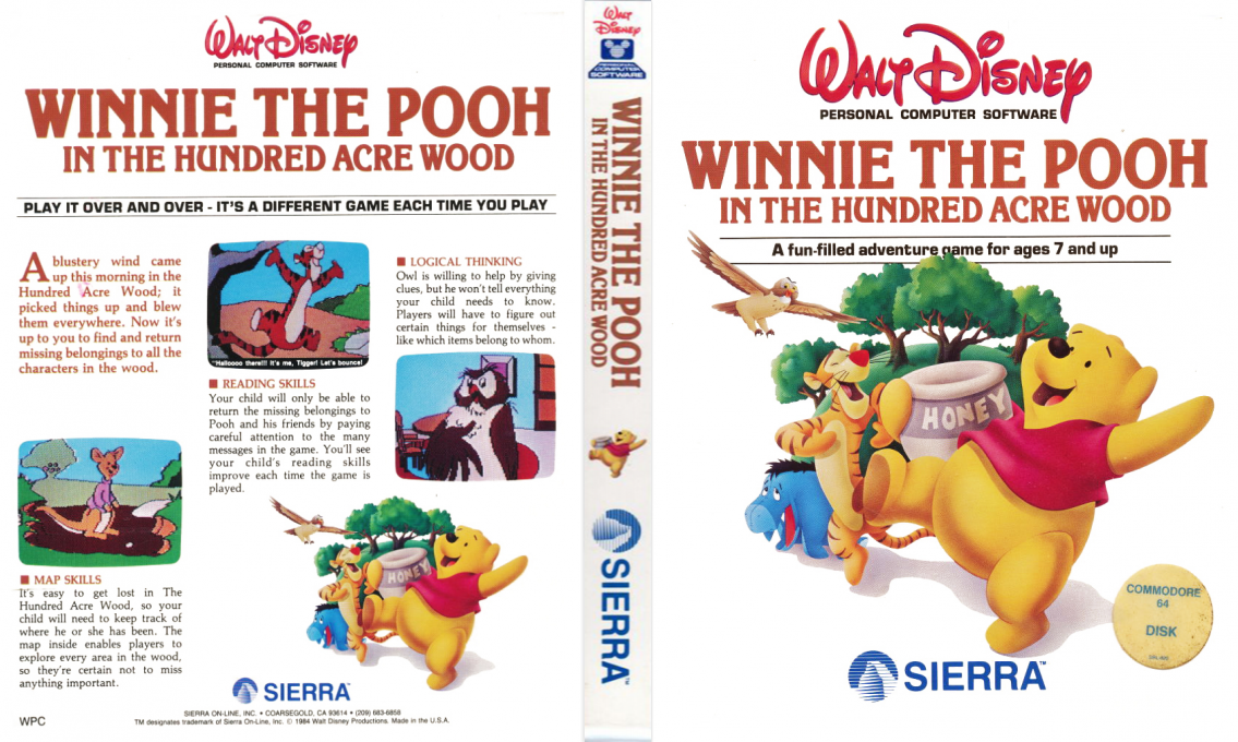 Winnie The Pooh In The Hundred Acre Wood — box-texture (US)