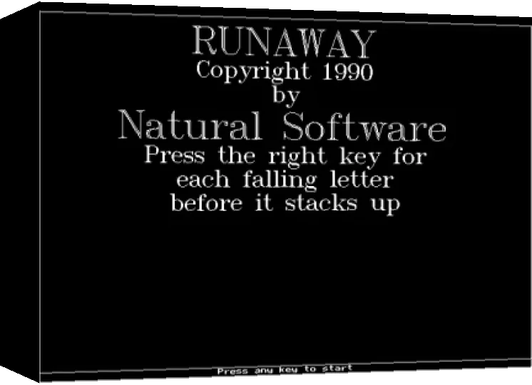 Runaway — box-3D (WOR)