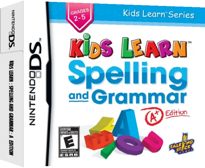 Kids Learn - Spelling and Grammar - A+ Edition — box-3D (US)