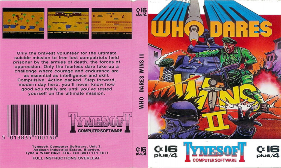 Who Dares Wins 2 — box-texture (EU)