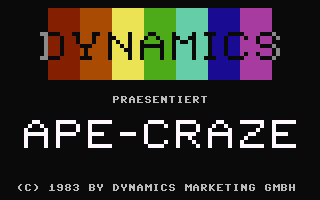 Ape Craze — sstitle (WOR)