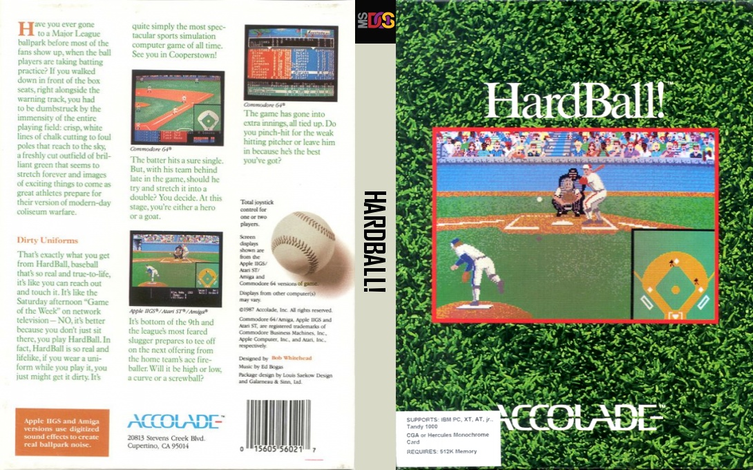 Hardball! — box-texture (US)