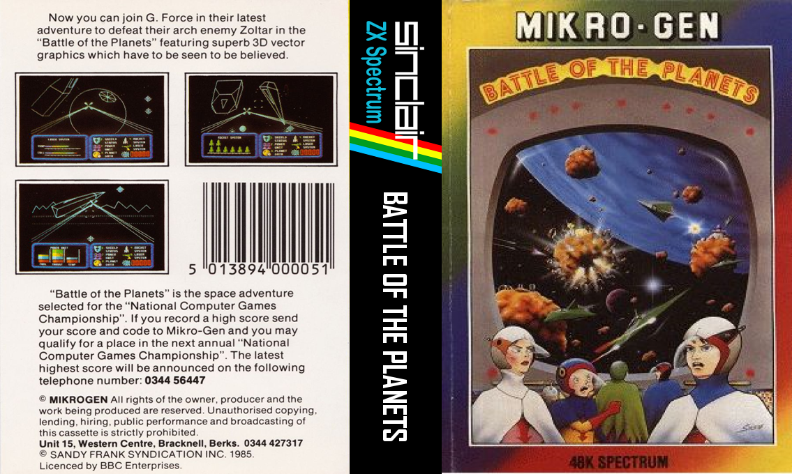 Battle Of The Planets — box-texture (EU)