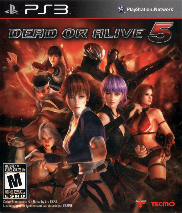Dead or Alive 5 box art