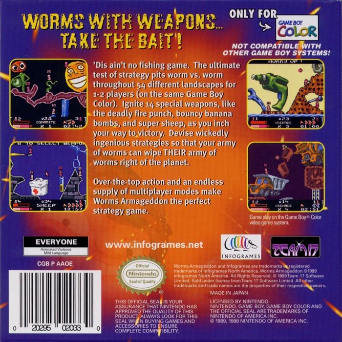 Worms Armageddon — box-2D-back (US)