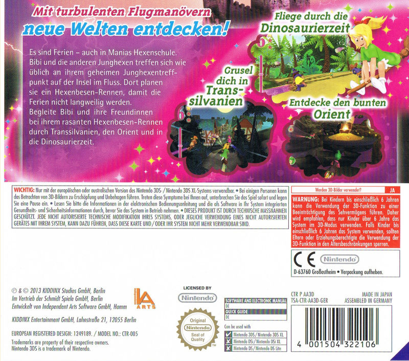 Bibi Blocksberg - Das grosse Hexenbesen-Rennen 2 — box-2D-back (EU)