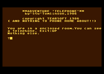 Adventure Telephone — ss (WOR)