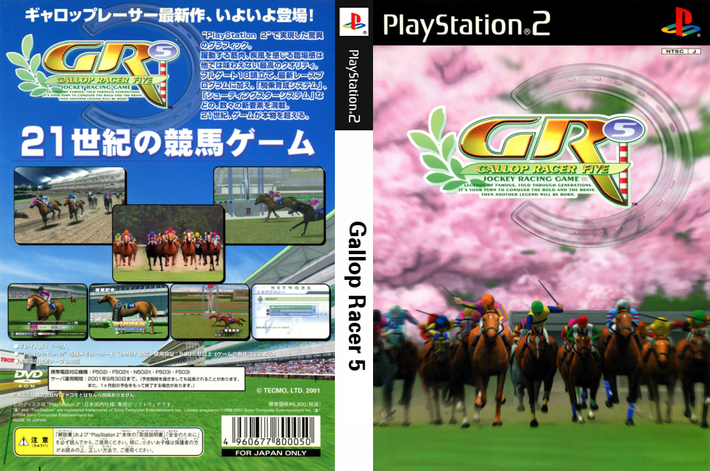 Gallop Racer 2001 — box-texture (JP)