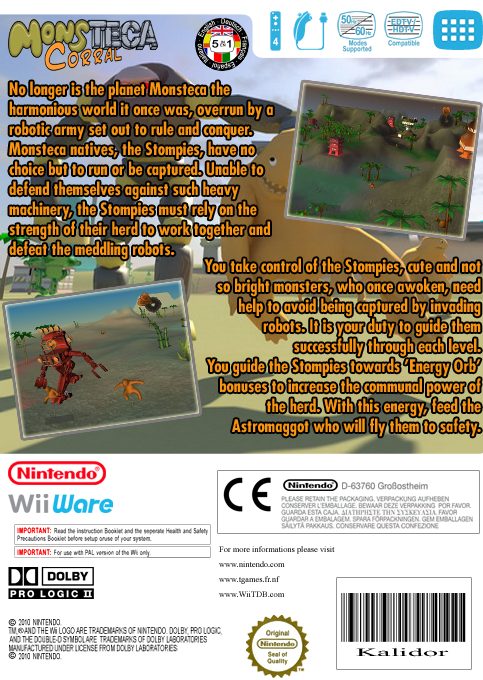 Monsteca Corral Monsters Vs Robots — box-2D-back (EU)