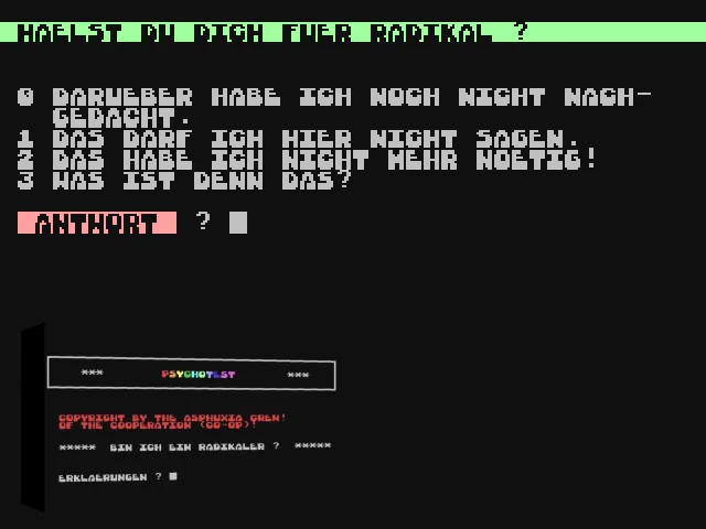 Psychotest - Bin Ich Ein Radikaler — mixrbv2 (WOR)
