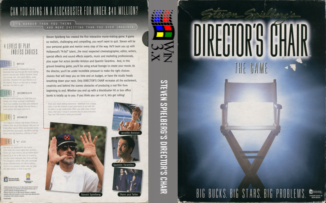 Steven Spielberg's Director's Chair — box-texture (WOR)