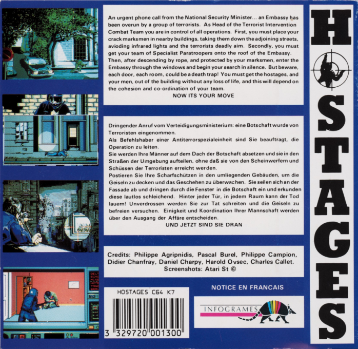 Hostages — box-2D-back (EU)
